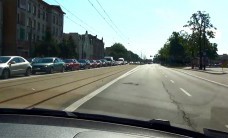 Sytuacja drogowa w Elblągu - przejazd przez miasto
